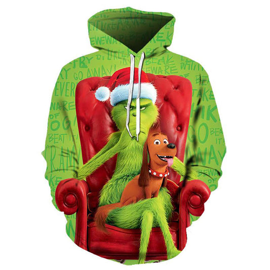 The Grinch And Dog Christmas Hoodie