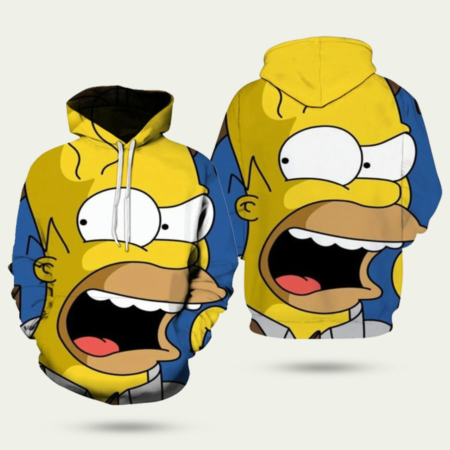 The Simpsons Homer J Simpson Face Hoodie