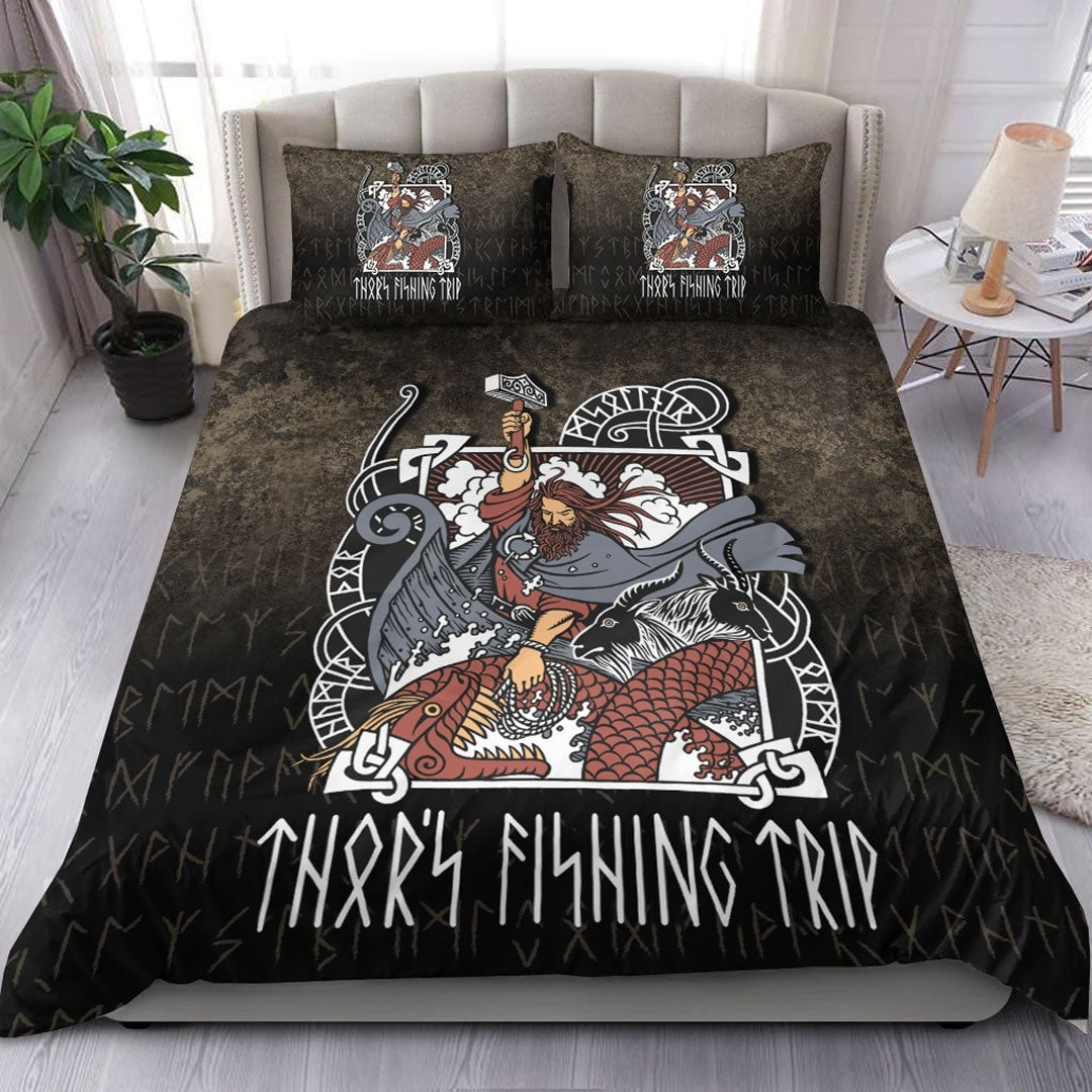 Thor Fishing Trip Viking Bedding Set