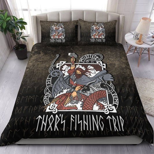 Thor Fishing Trip Viking Bedding Set