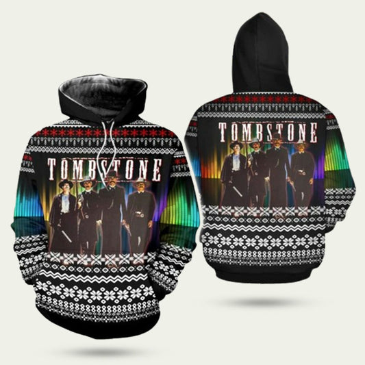 Tombstone Ugly Christmas Hoodie