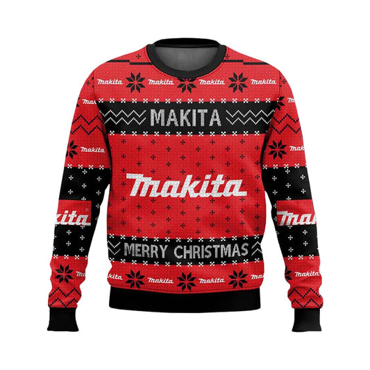 Tools Makita Merry Christmas Ugly Sweater