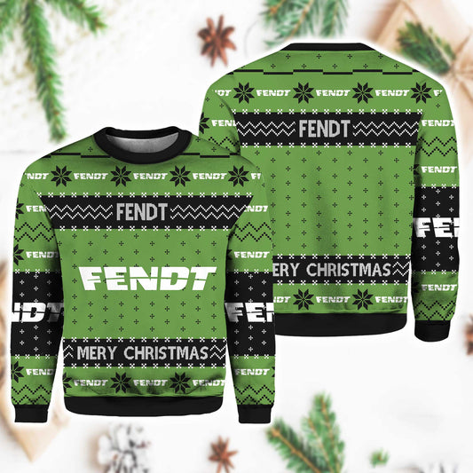 Tractor Fendt Ugly Christmas Sweater