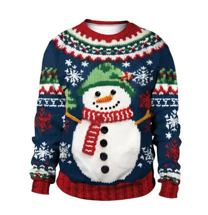 Santa Elf Christmas Couple Ugly Sweater