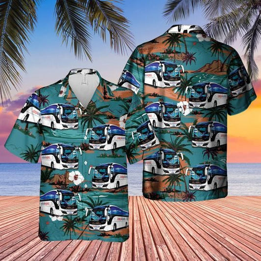 UK Coach Driver Hawaiian Shirt
