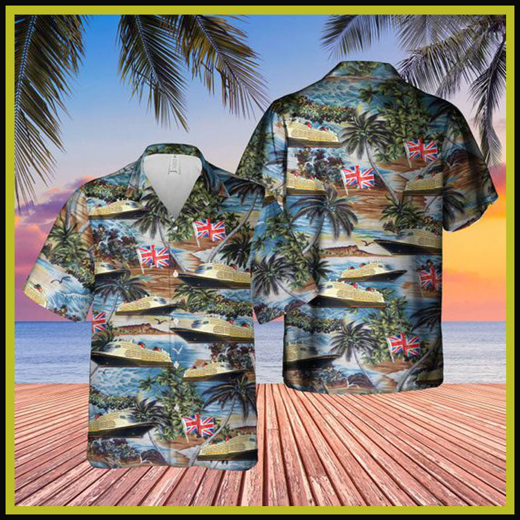 UK Disney Cruise Line Hawaiian Shirt
