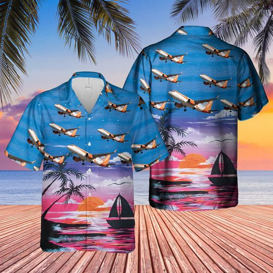 UK Easyjet Planes Hawaiian Shirt