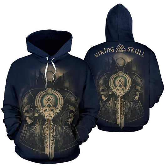 Valhalla Skull Hoodie
