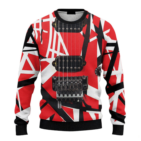 Van Halen Guitar Ugly Christmas Sweater