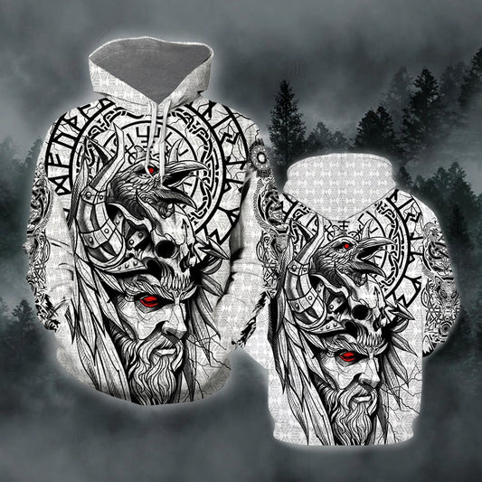 Viking Odin Tattoo Hoodie