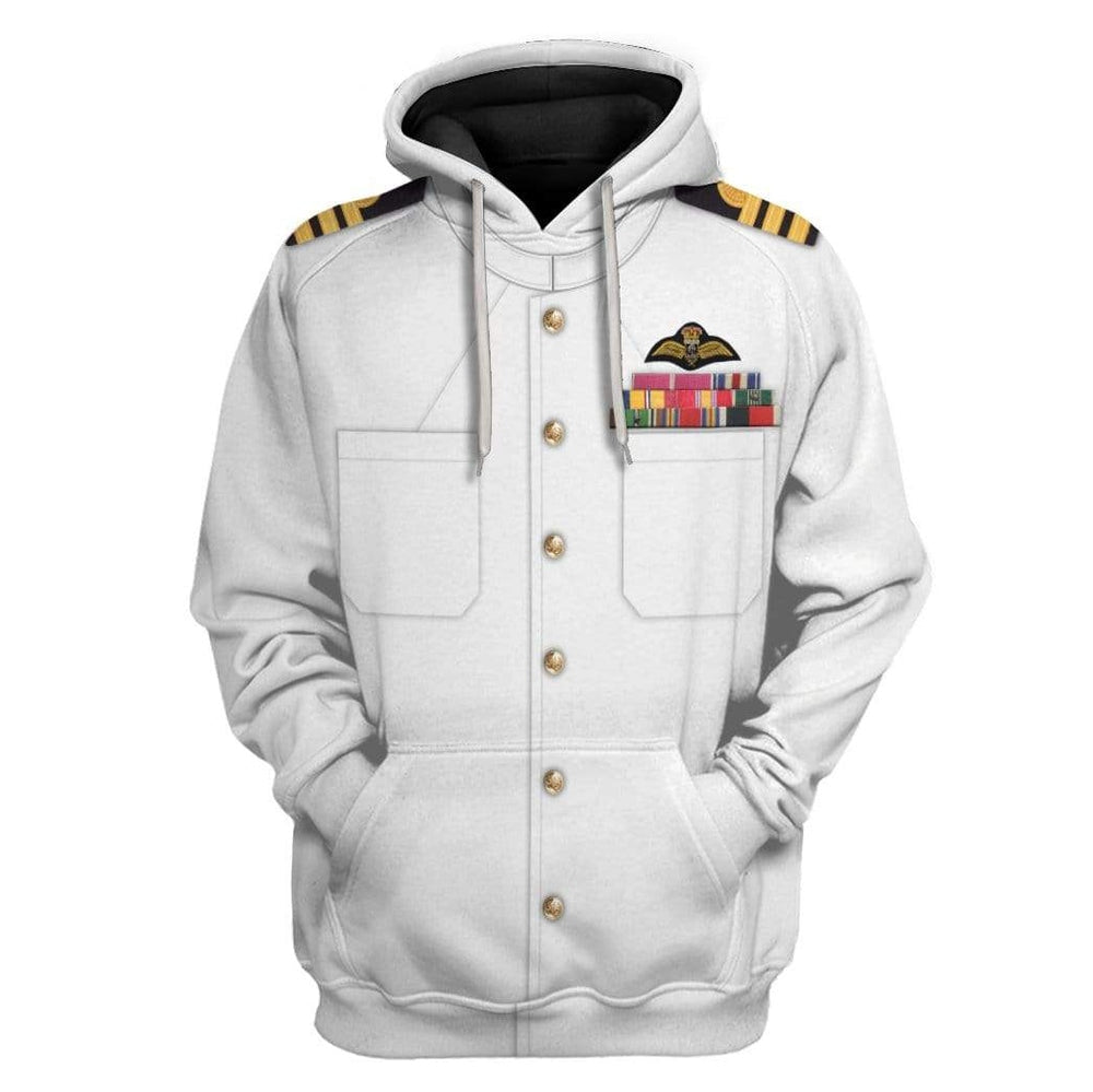 White Uniforms Of The Royal Navy Hoodie