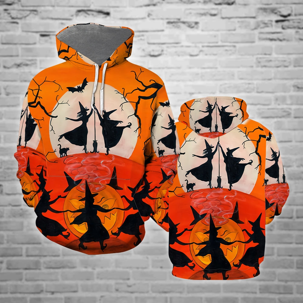 Witches Dancing Halloween Hoodie