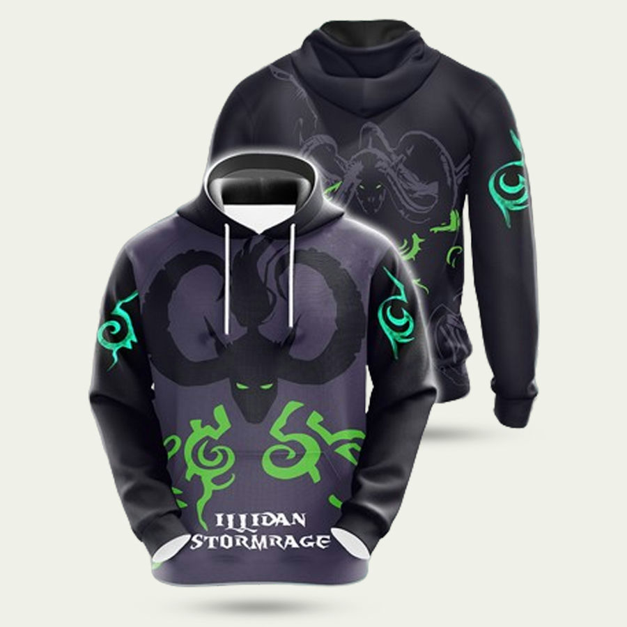 World Of Warcraft Illidan Stormrage Hoodie