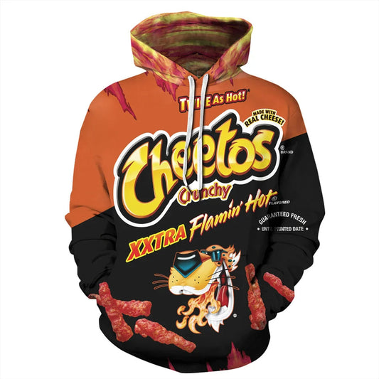 XXTra Flamin Hot Cheetos Hoodie, All Over Print