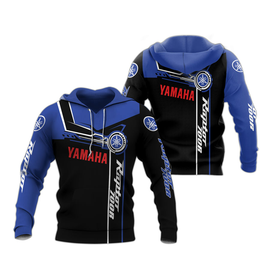 Yamaha Raptor 700R Blue Black Hoodie