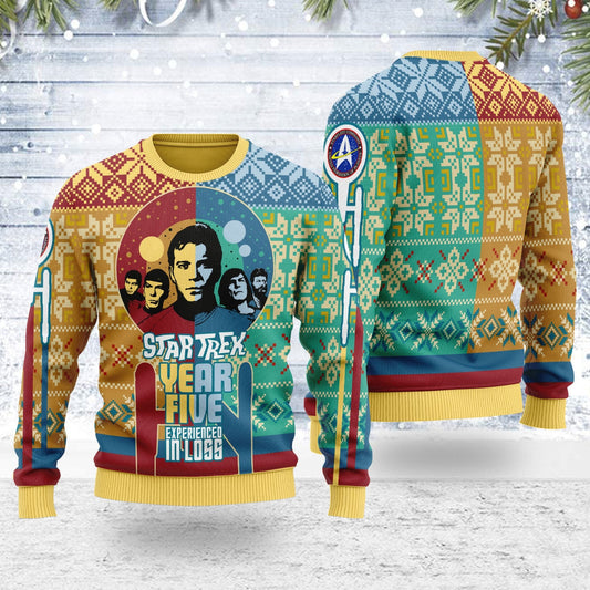 Year Five Experienced In Loss Star Trek Christmas Sweater