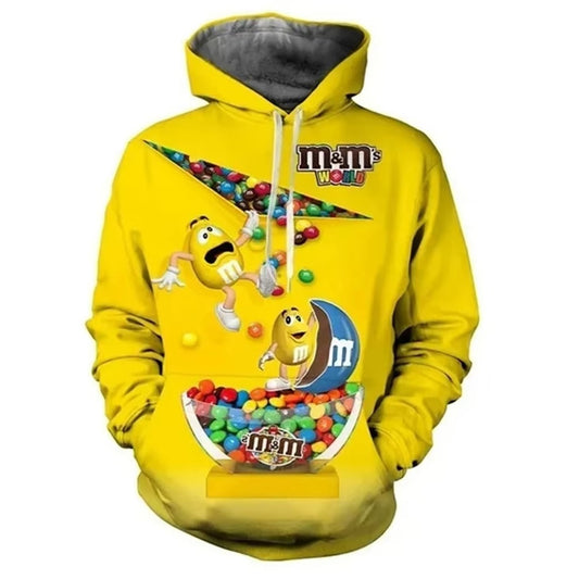 Yellow Chocolate M&M Hoodie