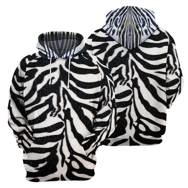 Zebra Skin Hoodie