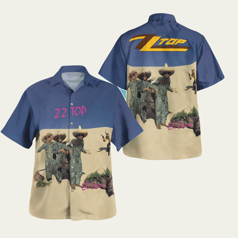 Zz Top El Loco Hawaiian Shirt