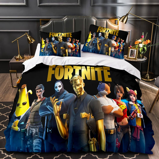 3pcs Game Fortnite Bedding Set