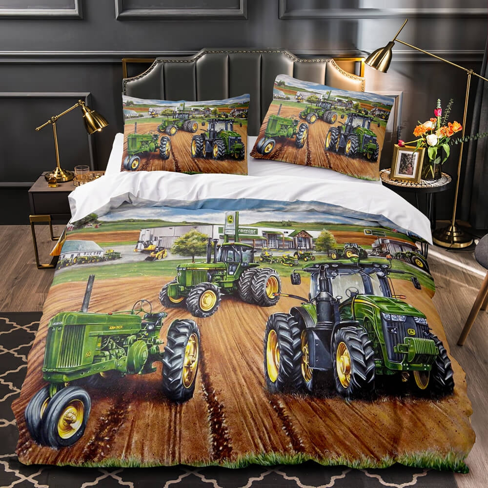 Painting John Deere Tractor Bedding Set