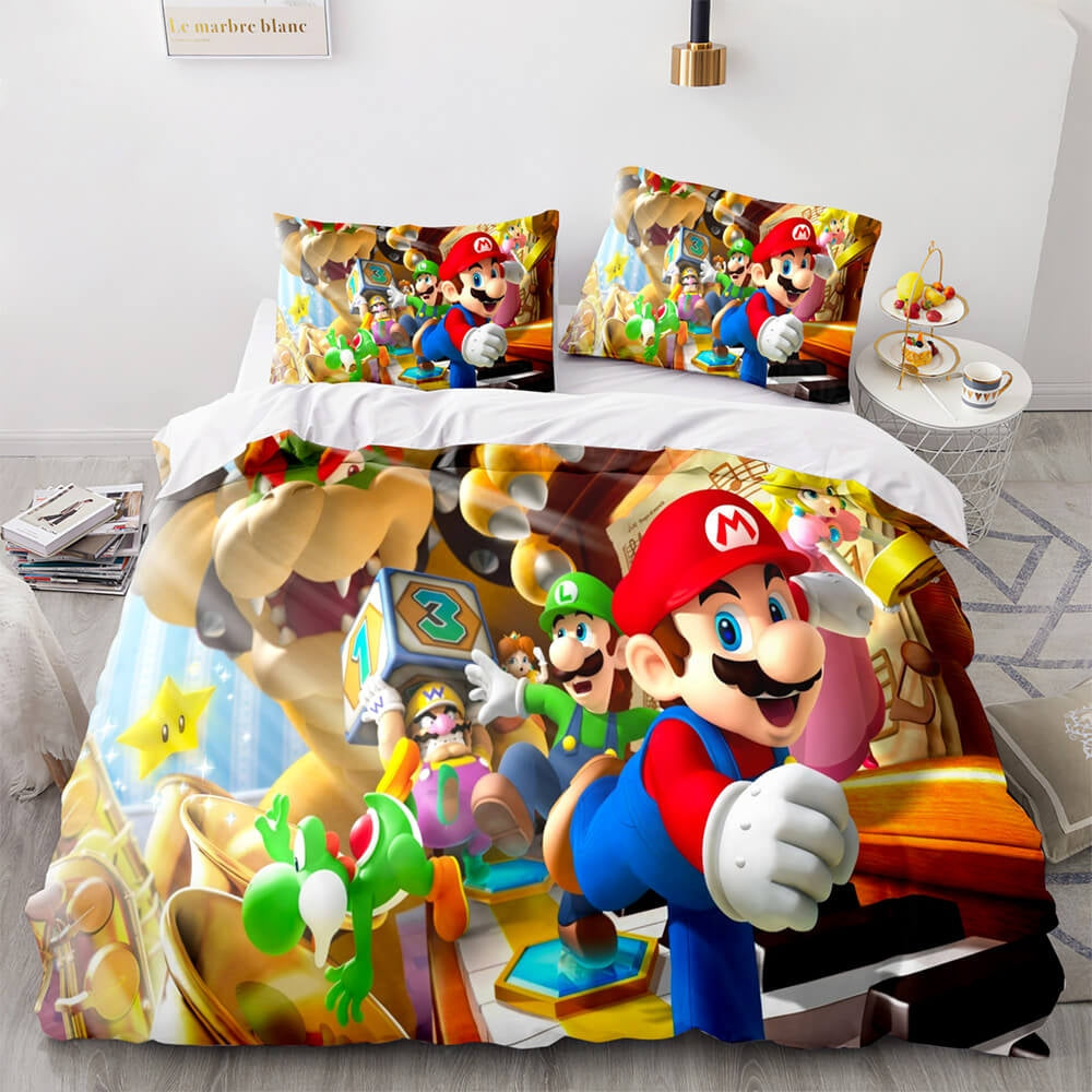 Super Mario Cartoon Bedding Set