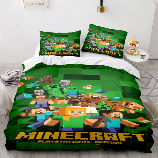 Game Minecraft Bedding Set