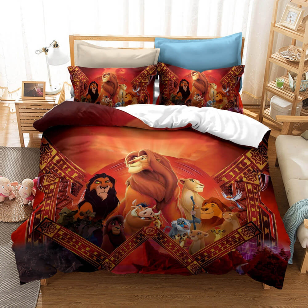 Lion King Bedding Set with Pillowcases