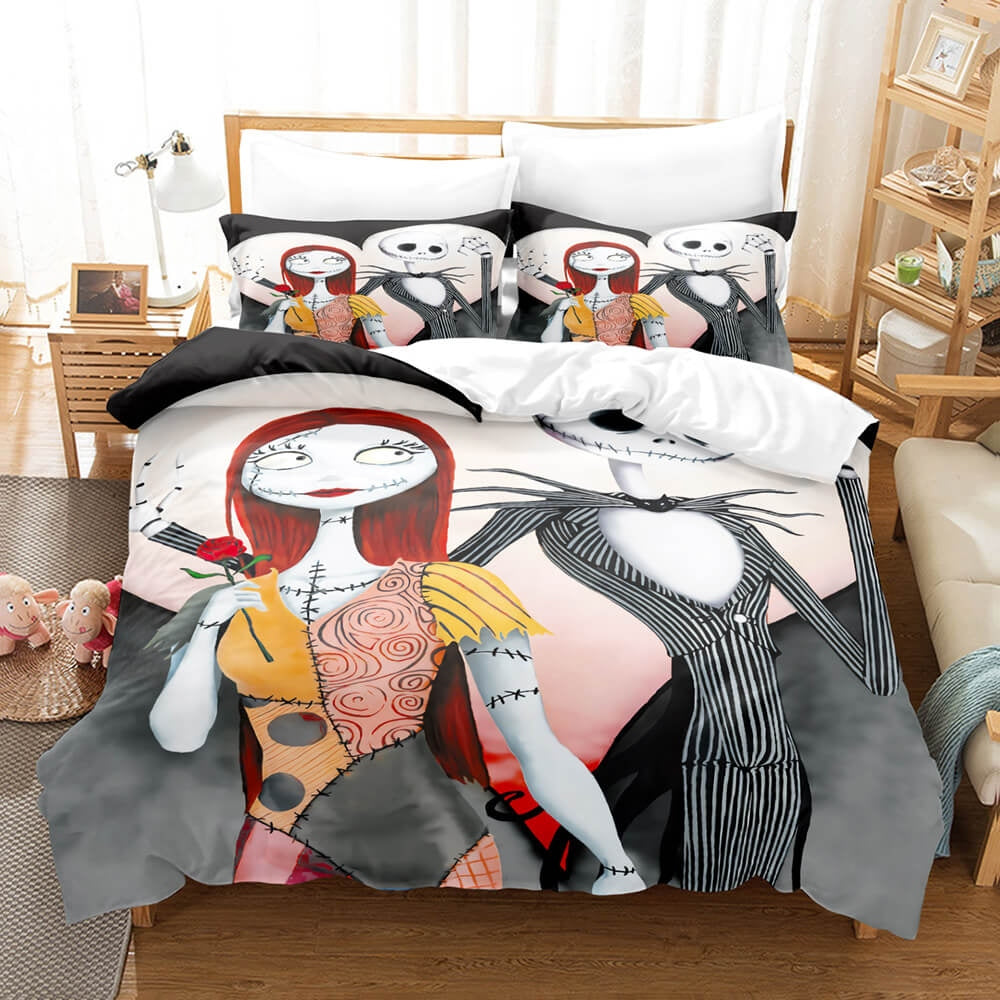 Jack Skellington & Sally Nightmare Before Christmas Bedding Set