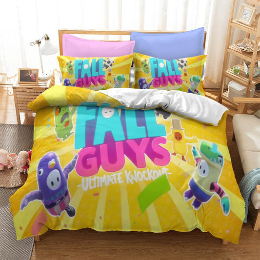 Fall Guys Ultimate Knoctout Bedding Set with Pillowcases