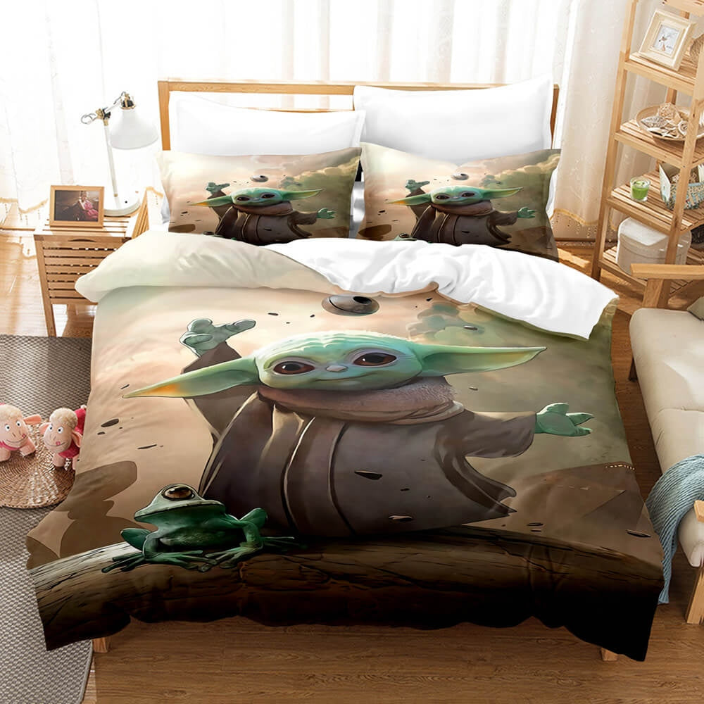 Baby Yoda Bedding Set with Pillowcases