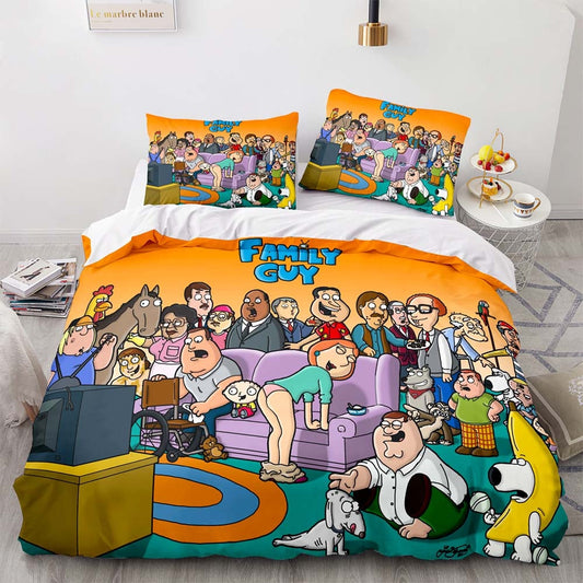 Family Guy Bedding Set Single Double King Size