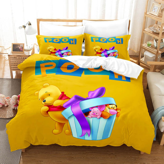 Winnie The Pooh Bedding Set Single Double King Size