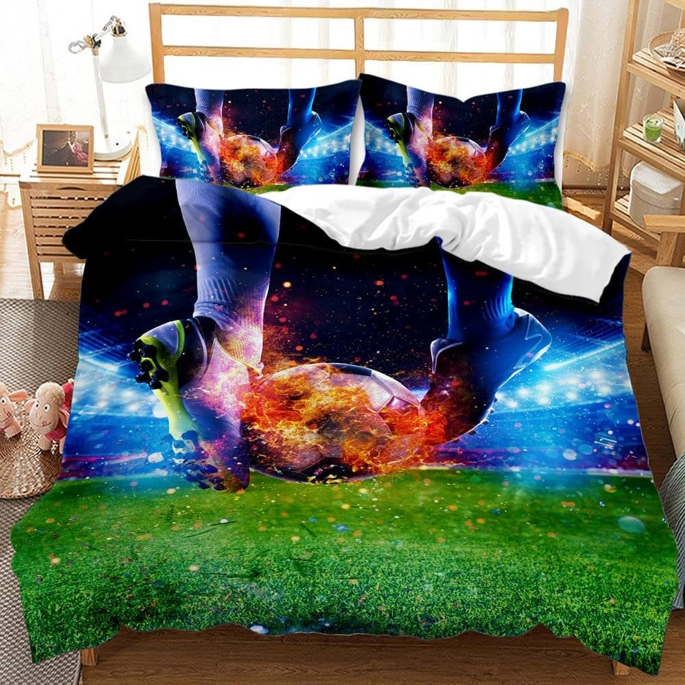 Fire Football Bedding Set