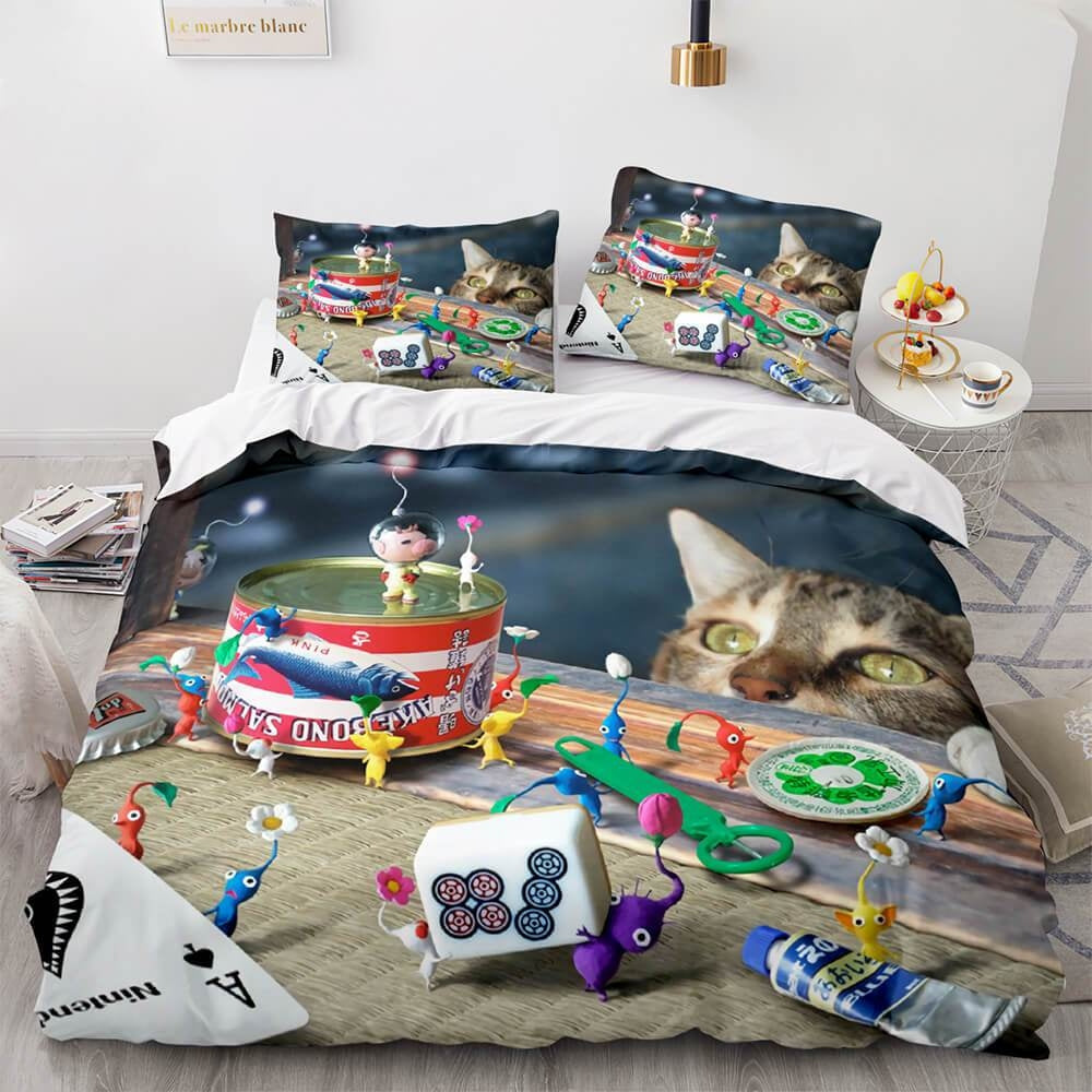 Pikmin Bedding Set with Pillowcases