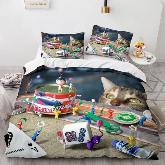 Pikmin Bedding Set with Pillowcases