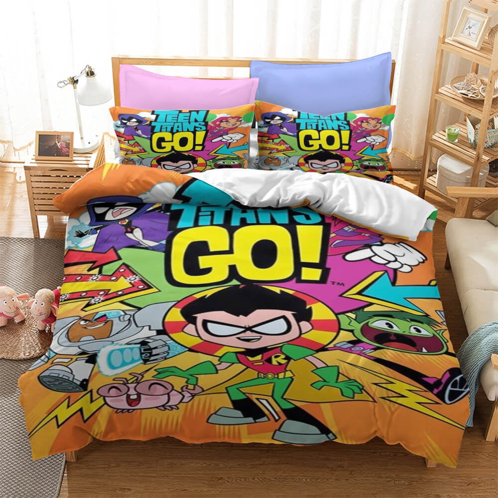 Teen Titans Go Bedding Set