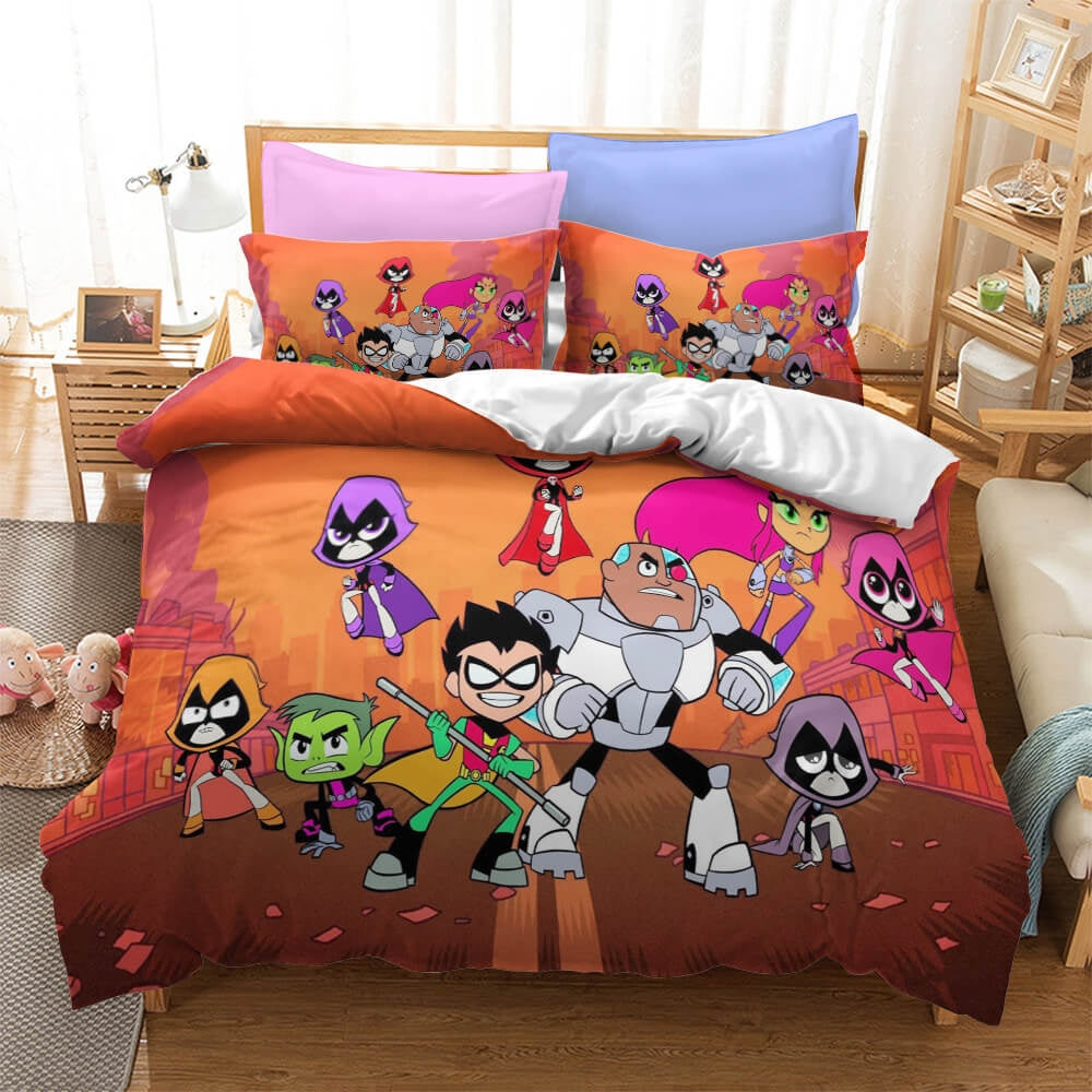 Teen Titans Go Bedding Set Duvet Covers