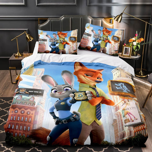 Zootopia Bedding Set with Pillowcases