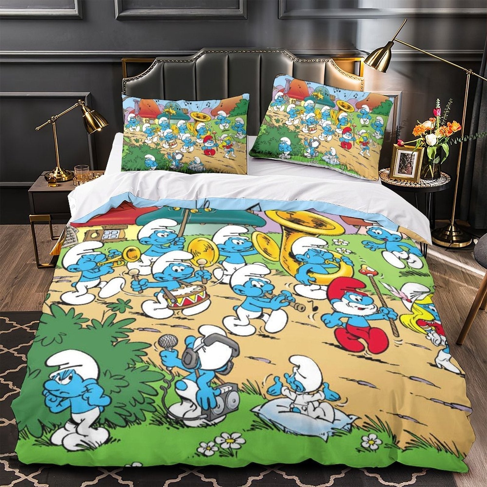 Smurfs Bedding Set Duvet Covers