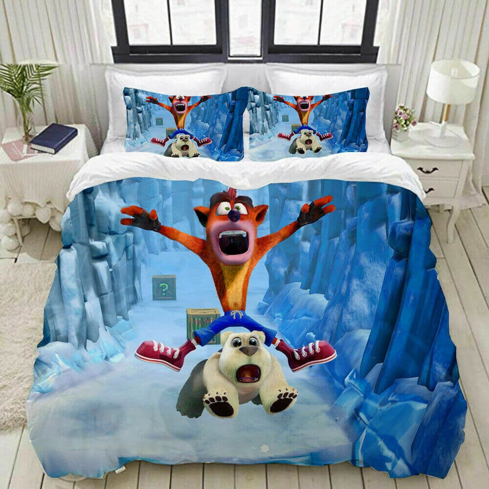Crash Bandicoot Bedding Set