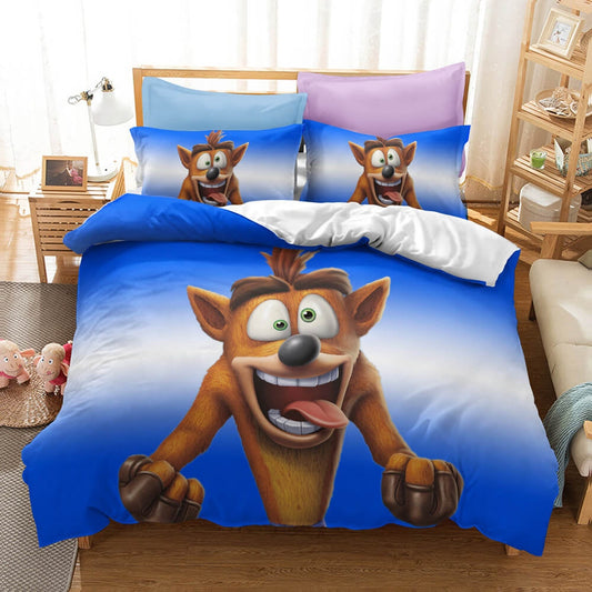 Crash Bandicoot Bedding Set Duvet Covers