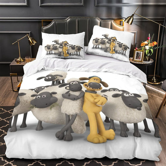 Shaun the Sheep Bedding Set Single Double King Size