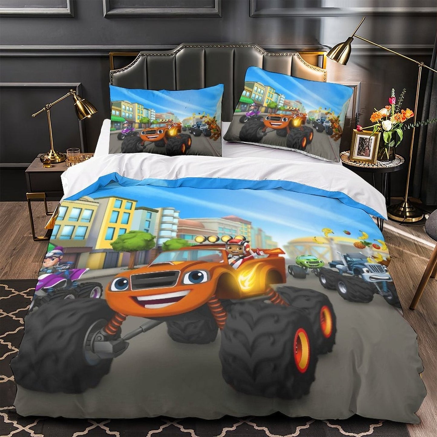 Blaze and the Monster Machines Bedding Set with Pillowcases