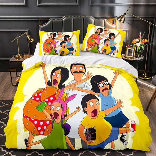 Bob's Burgers Movie Bedding Set Single Double King Size