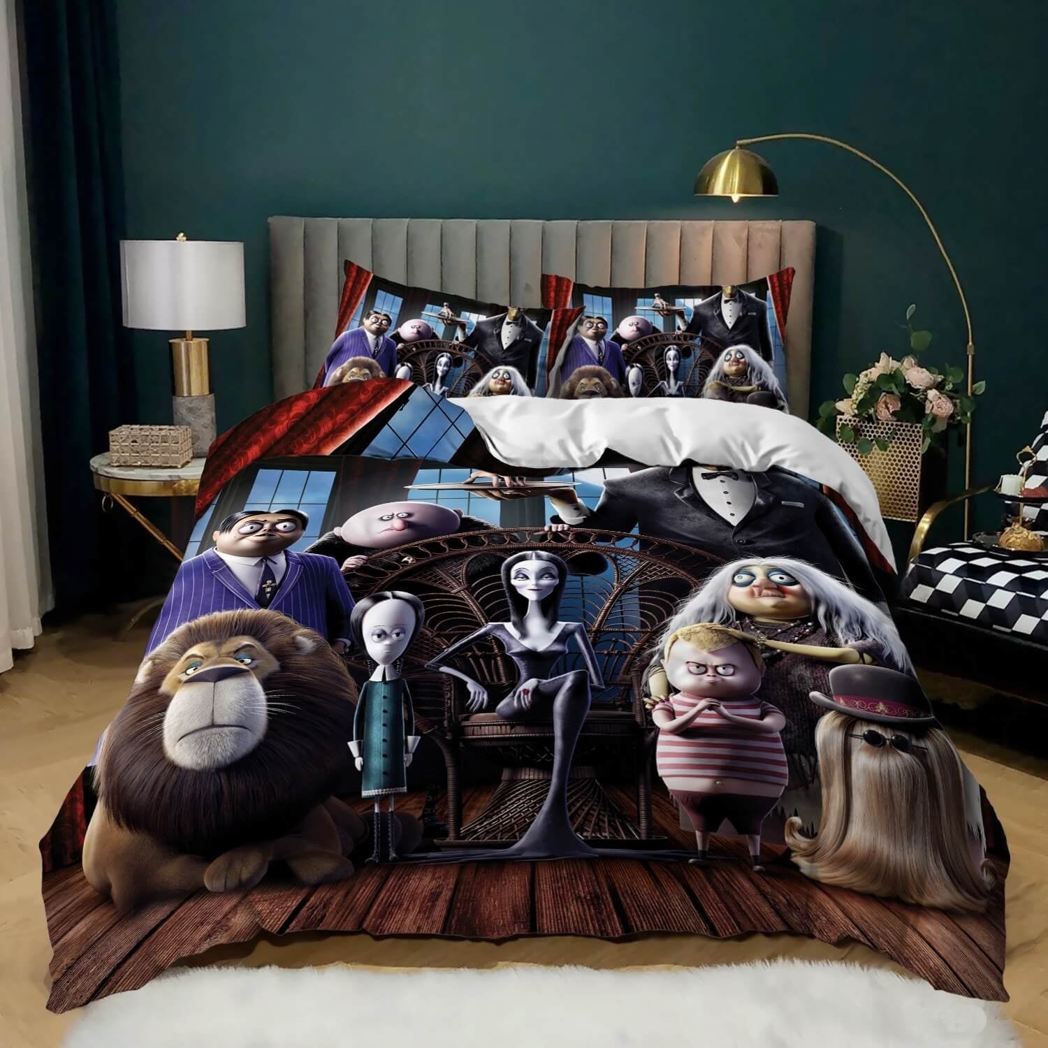 The Addams Family Bedding Set