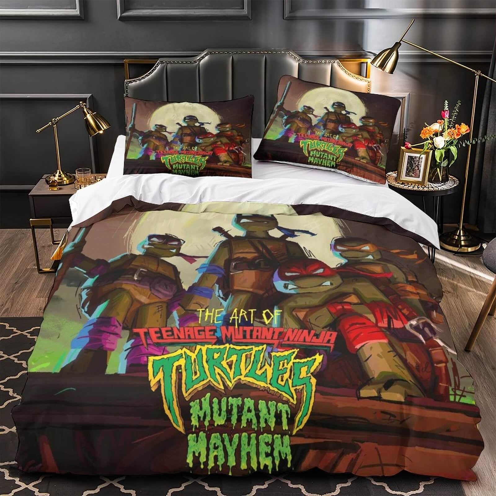 Ninja Turtles Bedding Set with Pillowcases