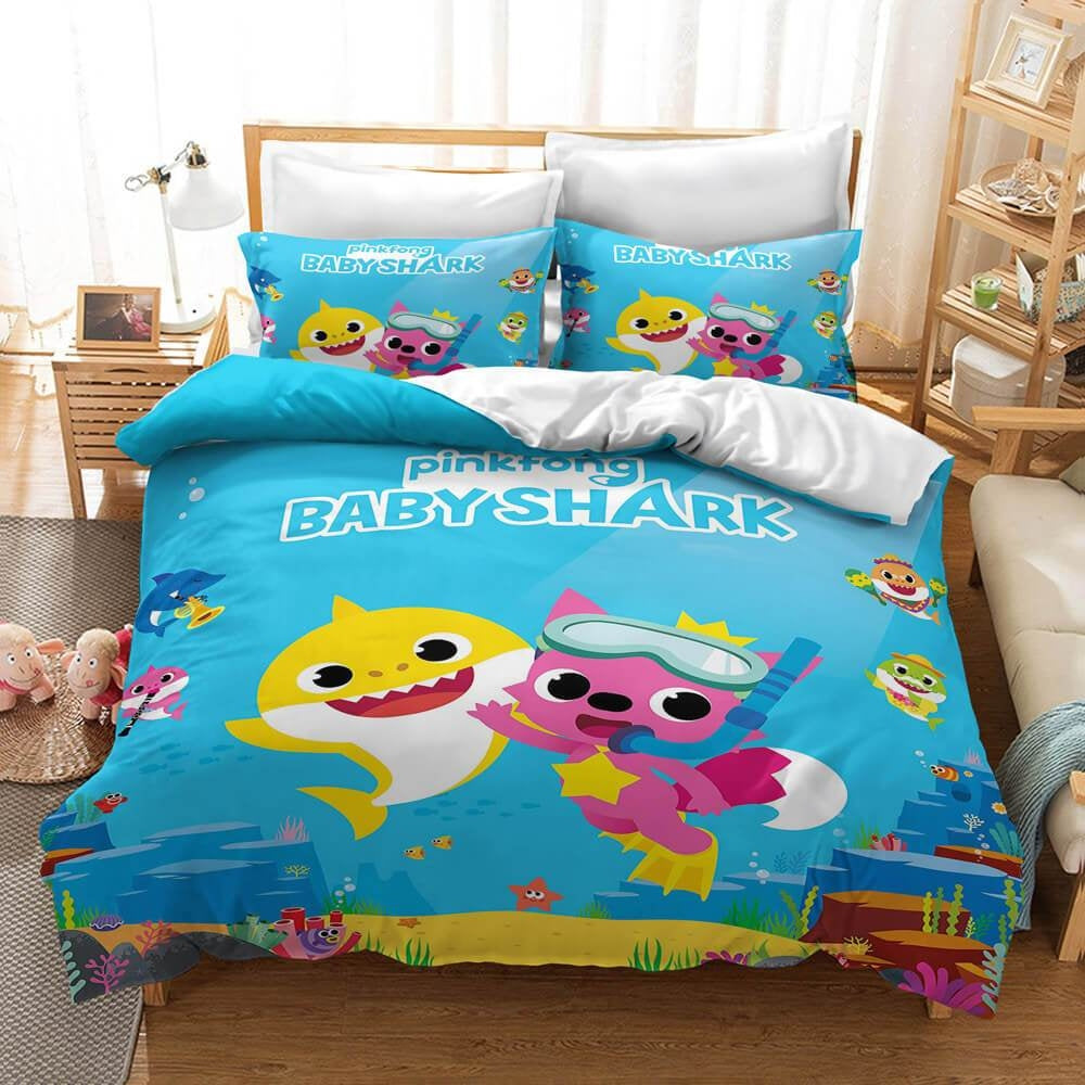 Baby Shark Bedding Set Duvet Covers