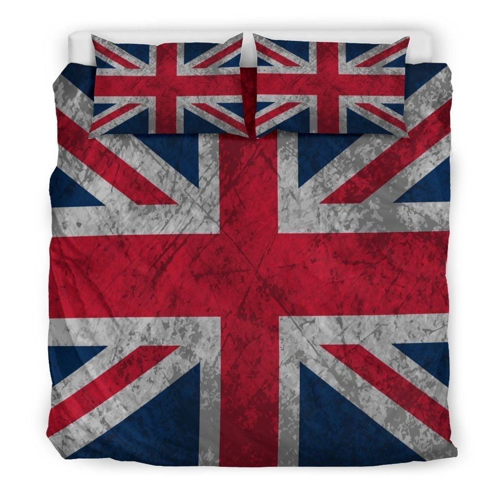 Old Grunge Union Jack British UK Flag Bedding Set