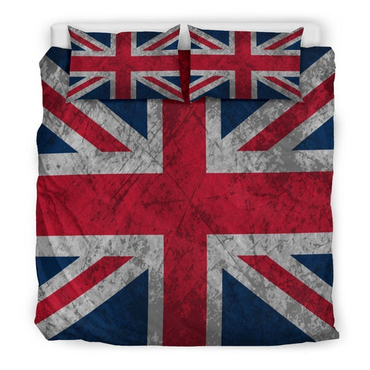 Old Grunge Union Jack British UK Flag Bedding Set